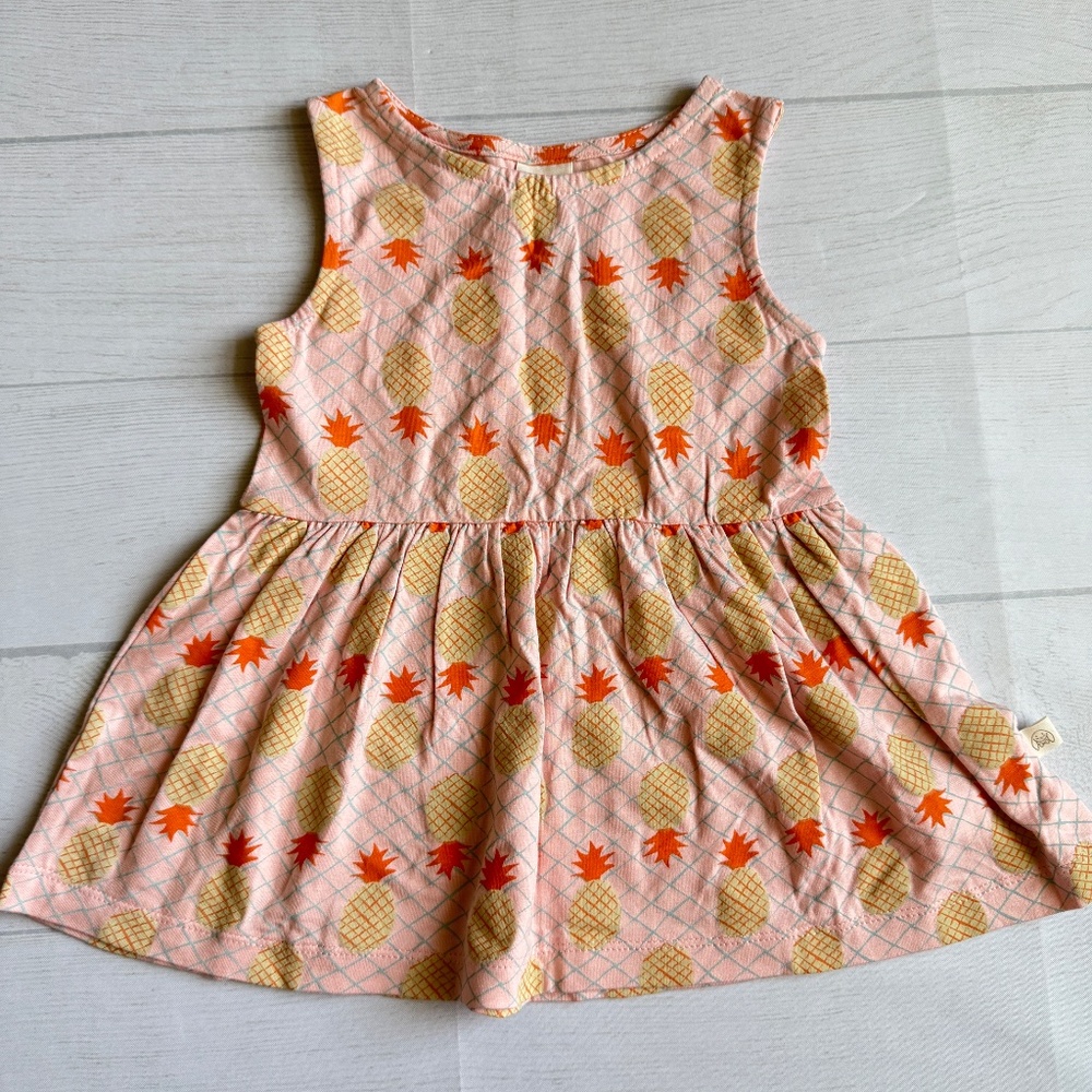 Charming Mary Pineapple Print Peplum Top